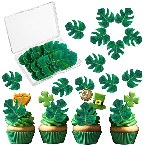 48 Stück Schildkrötenblatt, Cupcake-Topper, Kuchendekoration, Schildkrötenblatt, tropische Blätter, Deko aus Papier, tropische Palme, Kuchen, Dekoration für Hochzeit, Geburtstag, Hawaii, Dschungel 48 Stück Schildkrötenblatt, Cupcake-Topper, Kuchendekoration, Schildkrötenblatt, tropische Blätter, Deko aus Papier, tropische Palme, Kuchen, Dekoration für Hochzeit, Geburtstag, Hawaii, Dschungel von KkvoGmle