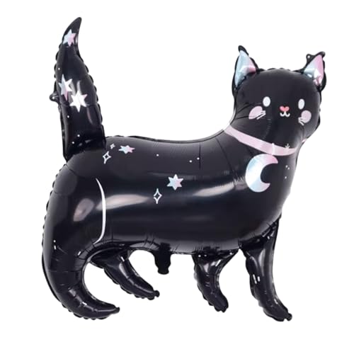 Katzen Folienballon, Katzengeburtstag Deko Airwalker Ballon, Geburtstag Kinder Helium Luftballon, Groß Katze Schwarz Ballon für Babyshower Party, Fasching Halloween Katzen Folienballon, Katzengeburtstag Deko Airwalker Ballon, Geburtstag Kinder Helium Luftballon, Groß Katze Schwarz Ballon für Babyshower Party, Fasching Halloween von KkvoGmle