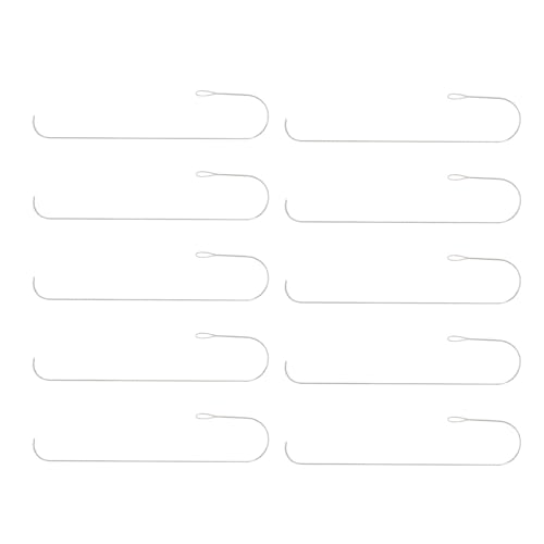 10 Pcs Gebogene Perlennadel Für Perlenspinner Große Augenkrümmungsnadel Für Armbänder Halskettenschmuck Herstellen 10 Pcs Gebogene Perlennadel Für Perlenspinner Große Augenkrümmungsnadel Für Armbänder Halskettenschmuck Herstellen von Klaisy