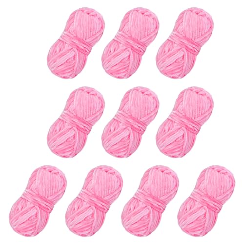 10 Rollen Strickgarn, weiches Babygarn, Häkelgarn, Deckengarn für Garnprojekte, Pullover, Mützen, Schals 10 Rollen Strickgarn, weiches Babygarn, Häkelgarn, Deckengarn für Garnprojekte, Pullover, Mützen, Schals von Klaisy