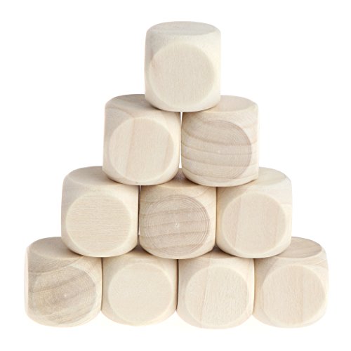 10 Stcs Leere Holzwürfel Unvollendete Quadratblöcke 6 Seitige Holzwürfel Mit Abgerundeten Ecken Für Handwerksprojekte 10 Stcs Leere Holzwürfel Unvollendete Quadratblöcke 6 Seitige Holzwürfel Mit Abgerundeten Ecken Für Handwerksprojekte von Klaisy
