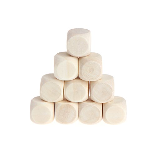 10 Stcs Leere Holzwürfel Unvollendete Quadratblöcke 6 Seitige Holzwürfel Mit Abgerundeten Ecken Für Handwerksprojekte 10 Stcs Leere Holzwürfel Unvollendete Quadratblöcke 6 Seitige Holzwürfel Mit Abgerundeten Ecken Für Handwerksprojekte von Klaisy