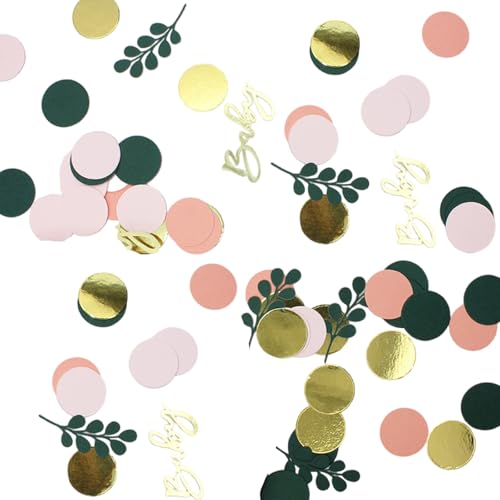 100 Stück Papier Blatt Konfetti Ringe Quick Setups Party Supplies für Festival Feier und Versammlungen Hochzeit Blatt Konfetti von Klaisy