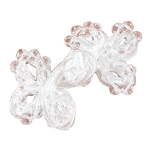 2 handgefertigte Nähverschlüsse, chinesischer Verschlussknoten, Cheongsam für Frosch, Knöpfe für Anzüge, Kleidung, Stoffknöpfe, 5,1 cm Länge 2 handgefertigte Nähverschlüsse, chinesischer Verschlussknoten, Cheongsam für Frosch, Knöpfe für Anzüge, Kleidung, Stoffknöpfe, 5,1 cm Länge von Klaisy
