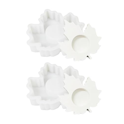 2pcs Blattförmige Silikon Kerzenständer Formen Epoxidharz Silikonformen Für Kerzenleuchter Teelichthalter Schmuckschale 2pcs Blattförmige Silikon Kerzenständer Formen Epoxidharz Silikonformen Für Kerzenleuchter Teelichthalter Schmuckschale von Klaisy