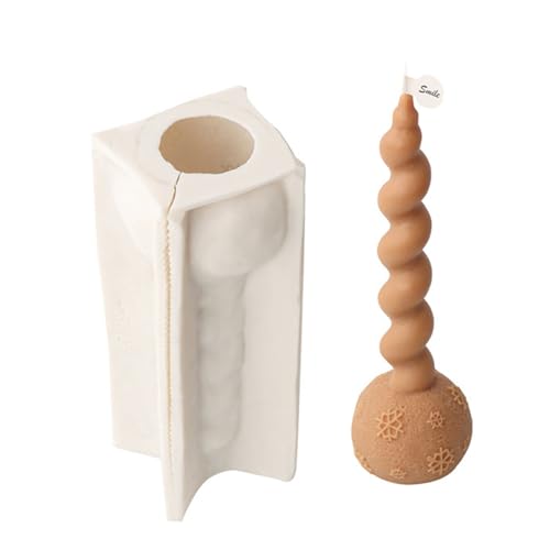3D-Weihnachtsmann-Form, Säulenkegel, Elch, Schneemann, Baum, Silikon, Kristall, Epoxidharz, Ornament von Klaisy