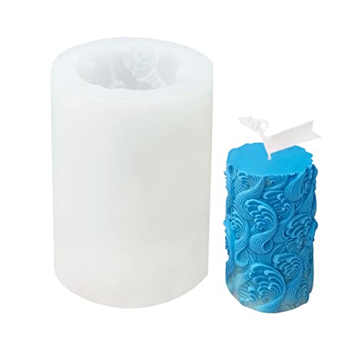 3D Zylinder Silikone Kerzenformen Für Epoxidharzen Blüten Schmetterling Wellenmuster Kerzen Silikone Formen 3D Zylinder Silikone Kerzenformen Für Epoxidharzen Blüten Schmetterling Wellenmuster Kerzen Silikone Formen von Klaisy