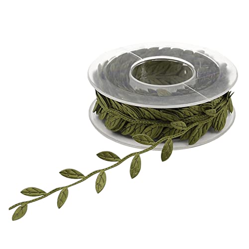 Blattband Doppelseiten Golden Blätter Ribbon Trimmseil Für Bastelkranz Machen Wohndekoration Geschenkverpackung Blattband Doppelseiten Golden Blätter Ribbon Trimmseil Für Bastelkranz Machen Wohndekoration Geschenkverpackung von Klaisy