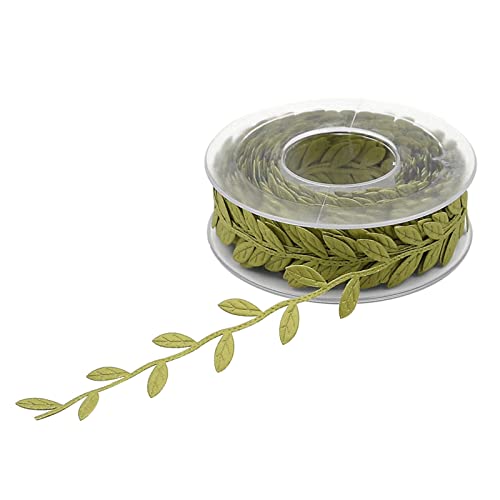 Blattband Doppelseiten Golden Blätter Ribbon Trimmseil Für Bastelkranz Machen Wohndekoration Geschenkverpackung Blattband Doppelseiten Golden Blätter Ribbon Trimmseil Für Bastelkranz Machen Wohndekoration Geschenkverpackung von Klaisy