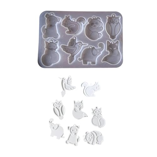 Einzigartige Silikonform mit Tier-/Obst-Ohrringen, handgefertigtes Schmuckzubehör, Bastelsets für Anfänger und Künstler, einzigartiges Anhänger-Design, Silikonform von Klaisy