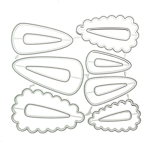 Haarspangen, Metall-Stanzformen, Schablone, Scrapbooking, Album, Papier, Karte, Vorlage, Prägung, Handwerk, Dekoration Haarspangen, Metall-Stanzformen, Schablone, Scrapbooking, Album, Papier, Karte, Vorlage, Prägung, Handwerk, Dekoration von Klaisy
