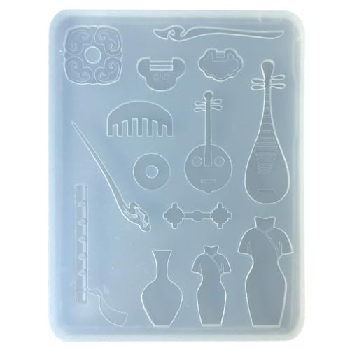 Harzhandwerksformen Silikon Dessert Formen Chinesische Kultur Backformen Süßigkeiten Crafting Formen Silikon Backzubehör Kuchen Dekoration Lieferungen von Klaisy