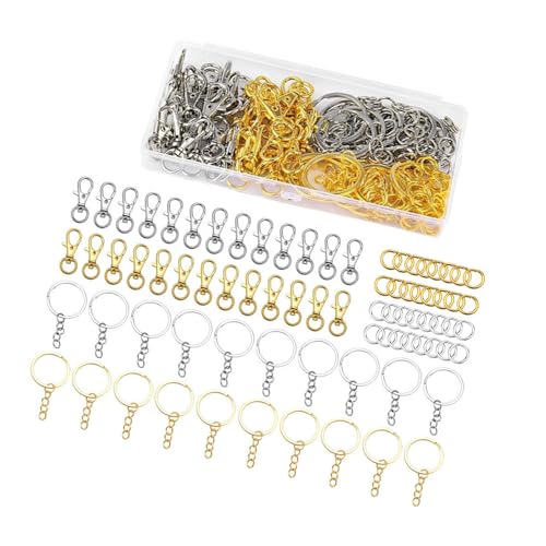 Hummerverschlüsse Und Sprungringe Die Für Schlüsselanschläge Schmuckfunde Accessoires Mit Offenen Sprungringen Lobster Klauen Klauen Festlegen von Klaisy