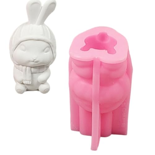 Kaninchen Figur Silikonkerzenformen Für Kerzenseife Herstellung Von Formen 3D Tierstatue Silikonformen Für Epoxidharz Kaninchen Figur Silikonkerzenformen Für Kerzenseife Herstellung Von Formen 3D Tierstatue Silikonformen Für Epoxidharz von Klaisy