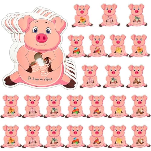 Klaisy 24PCS Luck Animal Grußkarten Für Feiertage Feier Handgemachte Notizkarte Mit Clovers Party Invitation Cards Klaisy 24PCS Luck Animal Grußkarten Für Feiertage Feier Handgemachte Notizkarte Mit Clovers Party Invitation Cards von Klaisy