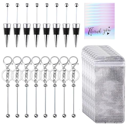 Klaisy 32pcs Perlenstock Stick Stylish Perlen Keychain Project Pack Einschließlich Perlen Stopper Taschen Für Bead Ceychain Klaisy 32pcs Perlenstock Stick Stylish Perlen Keychain Project Pack Einschließlich Perlen Stopper Taschen Für Bead Ceychain von Klaisy