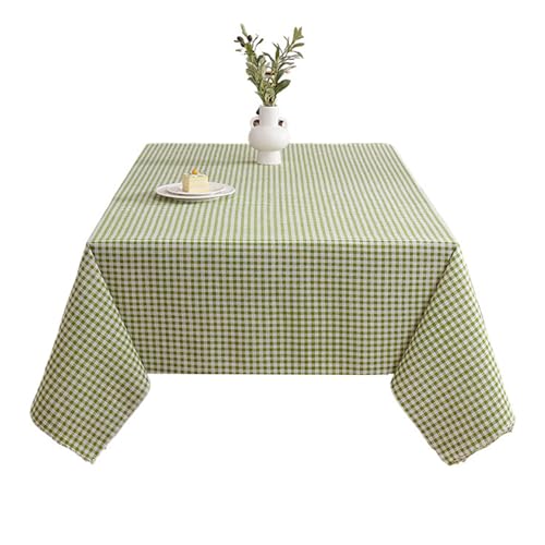 Klaisy Dekorative Gitter-Tischdecke, schnell trocknend, maschinenwaschbar, passend für die meisten Tische, Heimdekoration, Polyester-Tischdecke von Klaisy
