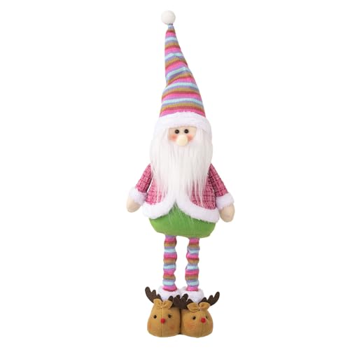 Klaisy Festival Teleskop Weihnachtspuppen mit ausziehbaren Beinen Weihnachtsmann Schneemann Figur für Zuhause Display Yuletide Tischdekoration Klaisy Festival Teleskop Weihnachtspuppen mit ausziehbaren Beinen Weihnachtsmann Schneemann Figur für Zuhause Display Yuletide Tischdekoration von Klaisy