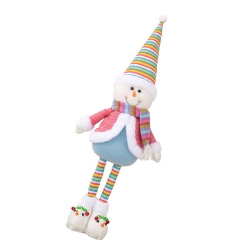 Klaisy Festival Teleskop Weihnachtspuppen mit ausziehbaren Beinen Weihnachtsmann Schneemann Figur für Zuhause Display Yuletide Tischdekoration Klaisy Festival Teleskop Weihnachtspuppen mit ausziehbaren Beinen Weihnachtsmann Schneemann Figur für Zuhause Display Yuletide Tischdekoration von Klaisy