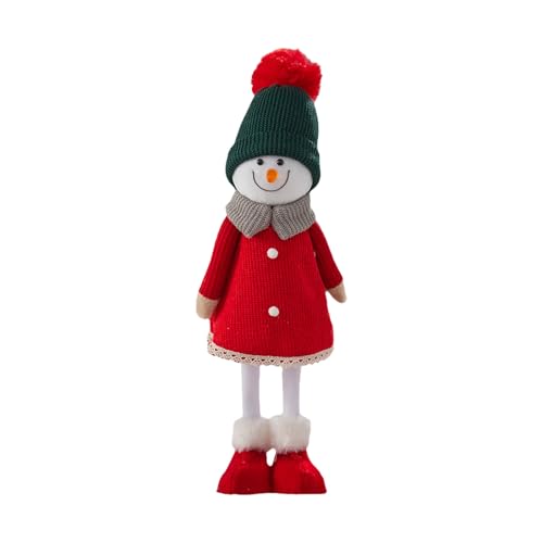 Klaisy Festliche Weihnachtsmann/Schneemann/Hirschfigur, stehende Puppen, Ornament, Party-Dekoration, handgefertigt, Fenster, Tischdekoration, Dekoration Klaisy Festliche Weihnachtsmann/Schneemann/Hirschfigur, stehende Puppen, Ornament, Party-Dekoration, handgefertigt, Fenster, Tischdekoration, Dekoration von Klaisy