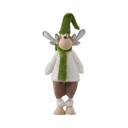 Klaisy Festliche Weihnachtsmann/Schneemann/Hirschfigur, stehende Puppen, Ornament, Party-Dekoration, handgefertigt, Fenster, Tischdekoration, Dekoration Klaisy Festliche Weihnachtsmann/Schneemann/Hirschfigur, stehende Puppen, Ornament, Party-Dekoration, handgefertigt, Fenster, Tischdekoration, Dekoration von Klaisy