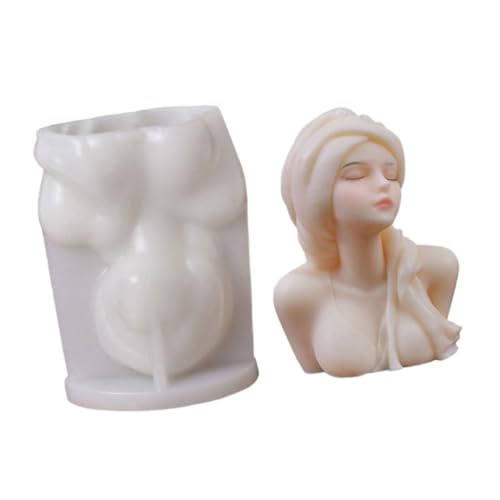 Klaisy Handgefertigte Silikonformen für Mädchen-Porträt, Ornamentformen, Gießformen für Zuhause, Tischdekorationen Klaisy Handgefertigte Silikonformen für Mädchen-Porträt, Ornamentformen, Gießformen für Zuhause, Tischdekorationen von Klaisy