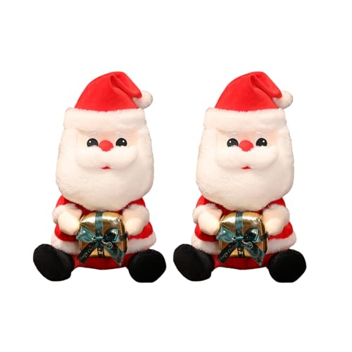 Klaisy Mehrzweck-Weihnachtsmann-Plüschpuppen, Plüschfigur mit Box, verleiht jeder Weihnachtsumgebung Charme von Klaisy