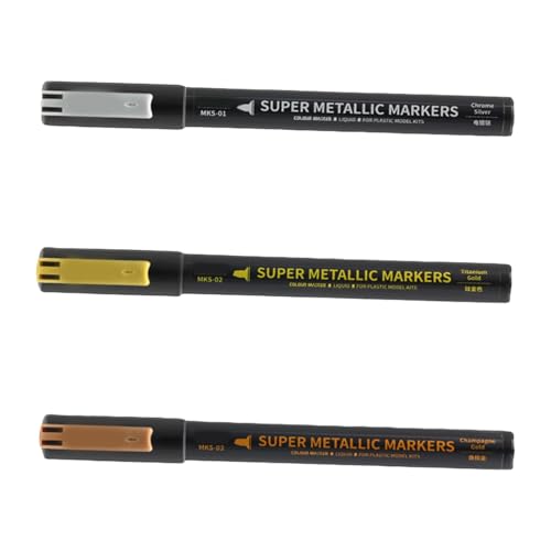 Klaisy Modell Reparaturfarben Stifte Metallic Marker Pinselstift Mit Leuchtenden Farben Und Einfacher Steuerung Für Craft Model Project Making Klaisy Modell Reparaturfarben Stifte Metallic Marker Pinselstift Mit Leuchtenden Farben Und Einfacher Steuerung Für Craft Model Project Making von Klaisy
