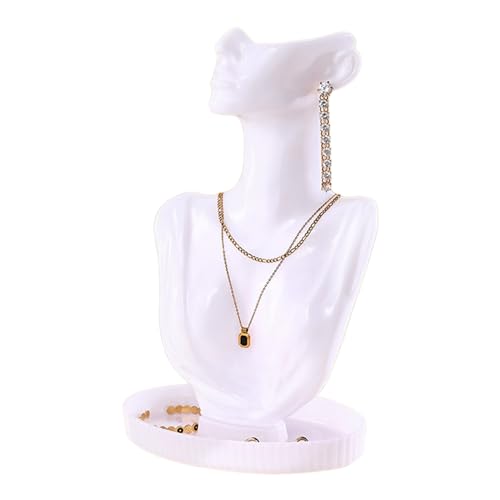 Klaisy Schaufensterpuppe Geformte Halskette Elegante Ohrringe Und Ringe Schmuck Veranstalter Ausstellungsstand Für Schmuck Und Anhänger Halskette Ohrringhalter Klaisy Schaufensterpuppe Geformte Halskette Elegante Ohrringe Und Ringe Schmuck Veranstalter Ausstellungsstand Für Schmuck Und Anhänger Halskette Ohrringhalter von Klaisy