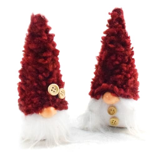 Klaisy Set mit 2 Weihnachtszwergen, Puppen, Statuen, Tischdekoration, Heimdekoration, Büro, Schreibtischzubehör Klaisy Set mit 2 Weihnachtszwergen, Puppen, Statuen, Tischdekoration, Heimdekoration, Büro, Schreibtischzubehör von Klaisy