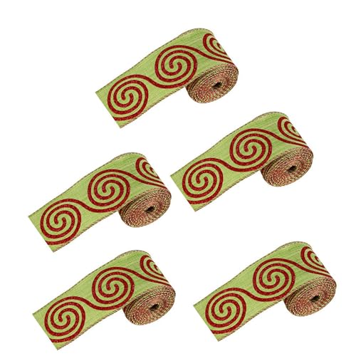 Luxuriöses Weihnachtsband, schönes Geschenkband, Auswahl für Urlaubsverpackungen Luxuriöses Weihnachtsband, schönes Geschenkband, Auswahl für Urlaubsverpackungen von Klaisy