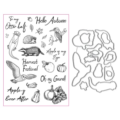 Metall-Stanzformen, Herbst-Tier-Stempel, Schablonen, Scrapbooking, Fotoalbum, Dekoration, Karten, Prägung, Papier, Karten, Kunstdekoration Metall-Stanzformen, Herbst-Tier-Stempel, Schablonen, Scrapbooking, Fotoalbum, Dekoration, Karten, Prägung, Papier, Karten, Kunstdekoration von Klaisy