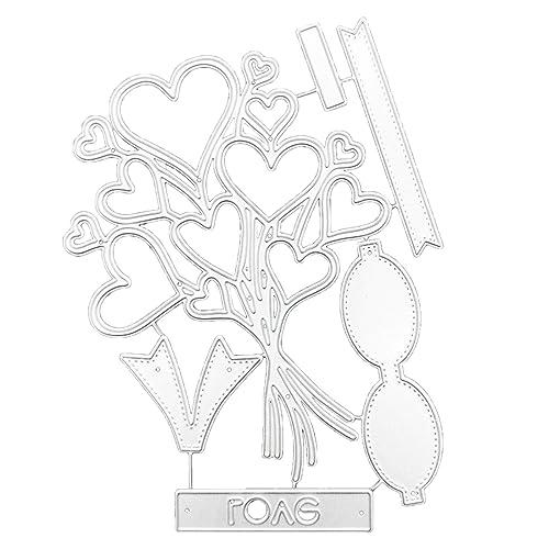 Metall-Stanzformen, Herz-Schleife, Schablonen, Stanzschablone für Scrapbooking, Alben, Papierkarten, Prägung Metall-Stanzformen, Herz-Schleife, Schablonen, Stanzschablone für Scrapbooking, Alben, Papierkarten, Prägung von Klaisy