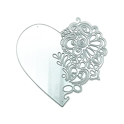 Metall-Stanzformen, Herz-Spitze, Prägeschablone, Stanzformen für Kartenherstellung, Scrapbooking, Papierbastelvorlage, handgefertigte Metall-Stanzschablonen-Set Metall-Stanzformen, Herz-Spitze, Prägeschablone, Stanzformen für Kartenherstellung, Scrapbooking, Papierbastelvorlage, handgefertigte Metall-Stanzschablonen-Set von Klaisy