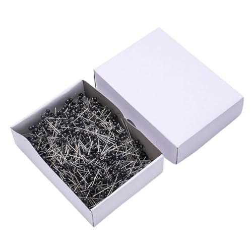 Näh-Positionierungsnadeln, farbcodiert, Schneidern, Perlenkopf, Quiltnadeln, zum Nähen, Basteln, Muster, mehrfarbig, 800 Stück von Klaisy