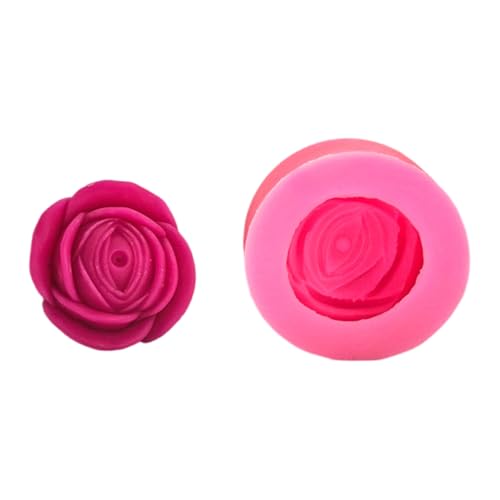 Schädel Rosenblume Silikonformen Für Kerzenseife Tisch Ornamente Epoxidharz Fondant Silikonformen Für Schokoladenkuchen von Klaisy