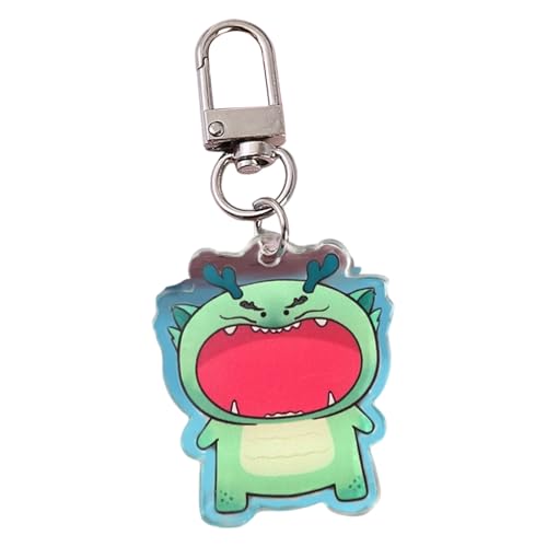 Schlüsselanhänger aus Acryl mit leuchtendem Drachen, kreative Party-Taschen-Anhänger für Geburtstage, Heimdekoration, Geschenke, Glücksgeschenk, Schlüsselanhänger von Klaisy