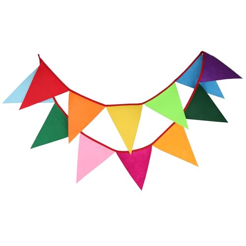 Schöne Wimpernbanner Flagge Für Fensterwand Perfekt Für Weihnachtspartys Hängen Zelt Ornament 10 Fuß Eröffnungsfeier Pennant Flags von Klaisy