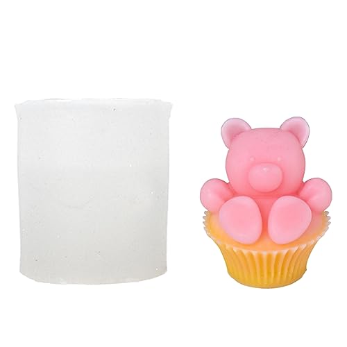Silikon-Bär-Muffinform für Heimdekoration, kleine Tierherstellung, Gießform, Harzform Silikon-Bär-Muffinform für Heimdekoration, kleine Tierherstellung, Gießform, Harzform von Klaisy