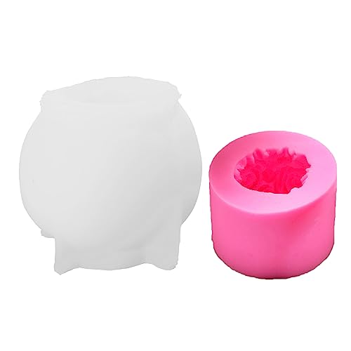 Silikonform für Blumen, Rose, leicht zu entformen, für Seife, Gips, Ornamente, Kuchen, Fondant, Dekoration, 2 Stück von Klaisy
