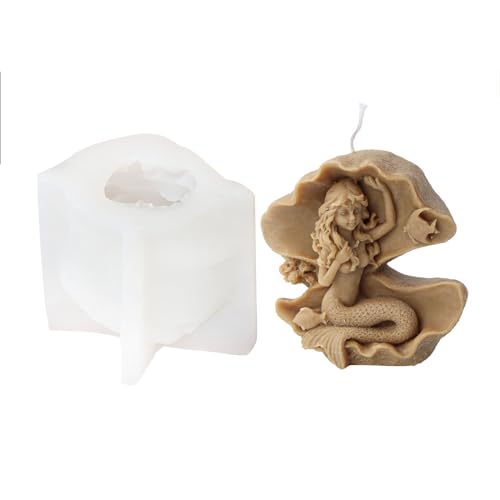 Silikonform für Meerjungfrauen, für Seife, Harz, Gips, Kuchen, Schokolade, Schlafmädchen, Statue, Schreibtischdekoration, Silikonformen Silikonform für Meerjungfrauen, für Seife, Harz, Gips, Kuchen, Schokolade, Schlafmädchen, Statue, Schreibtischdekoration, Silikonformen von Klaisy