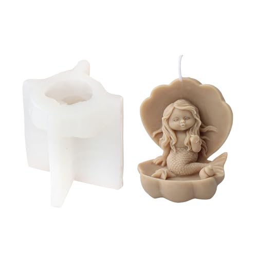 Silikonform für Meerjungfrauen, für Seife, Harz, Gips, Kuchen, Schokolade, Schlafmädchen, Statue, Schreibtischdekoration, Silikonformen Silikonform für Meerjungfrauen, für Seife, Harz, Gips, Kuchen, Schokolade, Schlafmädchen, Statue, Schreibtischdekoration, Silikonformen von Klaisy