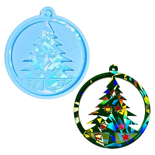 Silikonform für Weihnachtsbaum, Schneeflocke, leicht, Weihnachtsanhänger, Ornamente, Schmuck, Epoxidharz, Anhängerformen für Schmuckherstellung Silikonform für Weihnachtsbaum, Schneeflocke, leicht, Weihnachtsanhänger, Ornamente, Schmuck, Epoxidharz, Anhängerformen für Schmuckherstellung von Klaisy