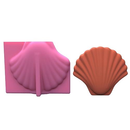 Silikonform mit Jakobsmuscheln, Gips, Blumentopf, Epoxidharz, Gießform, Vase, Zementhalter, Blumentopf, Harz von Klaisy