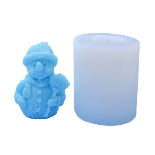 Silikonformen mit Weihnachtsschneemann, Epoxidharz, Tischdekoration, Werkzeug zur Herstellung von Bastelbedarf von Klaisy