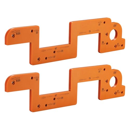 Stabile Schalter, Öffnungsschablone, Router, Eckvorrichtungen, tragbares Zubehör für Holzbearbeitung mit Mehrzweck-Designs, Schranktürschablone von Klaisy