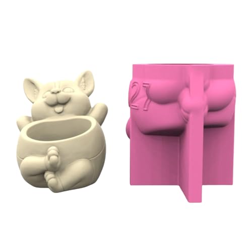 Vielseitige Silikonform Für Hundblumentöpfe Einfacher Beerdigung Zement Pflanzer Accessoire Für Enthusiasten Haushaltsbüro Schreibtisch Ornament Vielseitige Silikonform Für Hundblumentöpfe Einfacher Beerdigung Zement Pflanzer Accessoire Für Enthusiasten Haushaltsbüro Schreibtisch Ornament von Klaisy