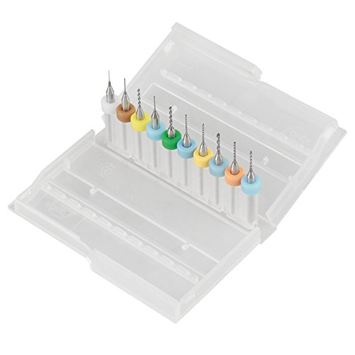 KLANATA -PCB -Bohrer Bits Micro -Bohrer Bits 10pcs Wolfram -Carbid -Set für die PCB -Druckschaltplatte KLANATA -PCB -Bohrer Bits Micro -Bohrer Bits 10pcs Wolfram -Carbid -Set für die PCB -Druckschaltplatte von Klanata