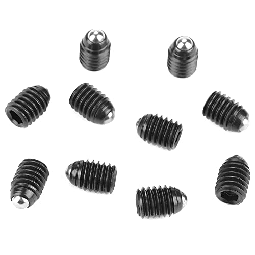 Klanata 10pcs kugel klopfer m6 m6 scheißgewinde hex höhle federkroselkohlenstoff stahl (M6*10 (10pcs)) von Klanata