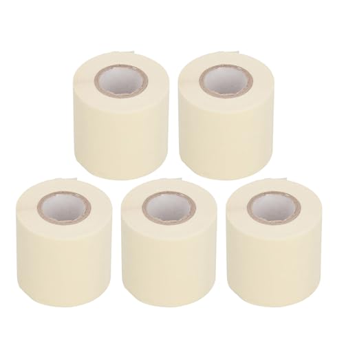 Klanata 5pcs Klimaanlage Rohrklebeband, Pipe -Wrap -Klebeband PVC -Röhrchen -Schutzband Tragbares Wickelbänder Isolationsband für AC -Klimaanlagen -Versiegelung 6 cm2,4in Breite (Beige) von Klanata